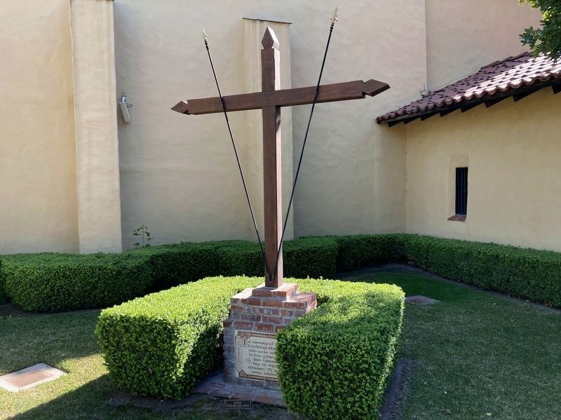 Memorial to the Native Americans interred in the composanto. Click for full size. Memorial to the Native Americans interred in the composanto image. Click for full size.
