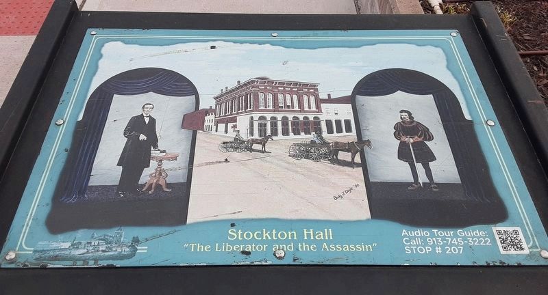 Stockton Hall Marker. Click for full size. Stockton Hall Marker image. Click for full size.