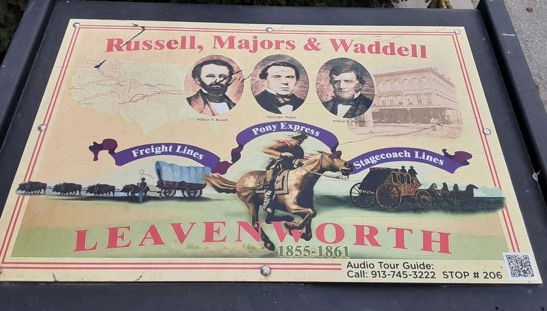 Russell, Majors & Waddell Marker image. Click for full size.
