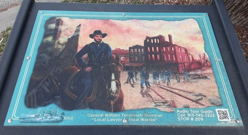 General William Tecumseh Sherman Marker. Click for full size. General William Tecumseh Sherman Marker image. Click for full size.