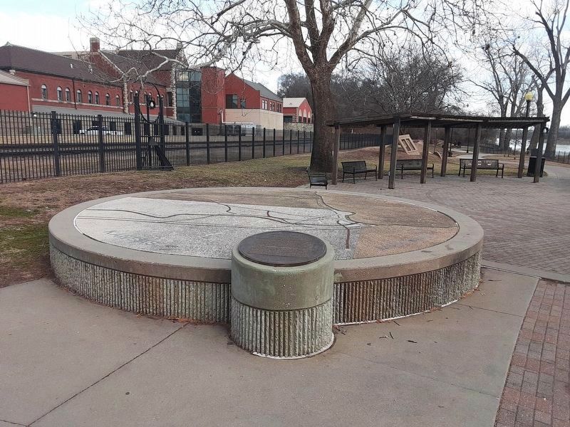Leavenworth Landing Park Marker. Click for full size. Leavenworth Landing Park Marker image. Click for full size.