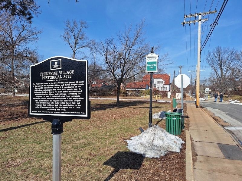 Philippine Village Historical Site Marker. Click for full size. Philippine Village Historical Site Marker image. Click for full size.