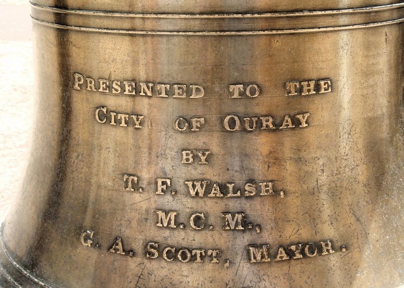 The Walsh Bell (<i>inscription</i>). Click for full size. The Walsh Bell (<i>inscription</i>) image. Click for full size.