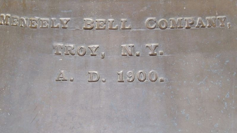 The Walsh Bell (<i>back inscription</i>). Click for full size. The Walsh Bell (<i>back inscription</i>) image. Click for full size.