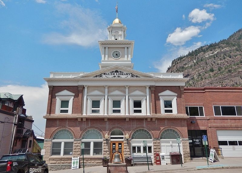 Ouray City Hall and Walsh Library. Click for full size. Ouray City Hall and Walsh Library image. Click for full size.