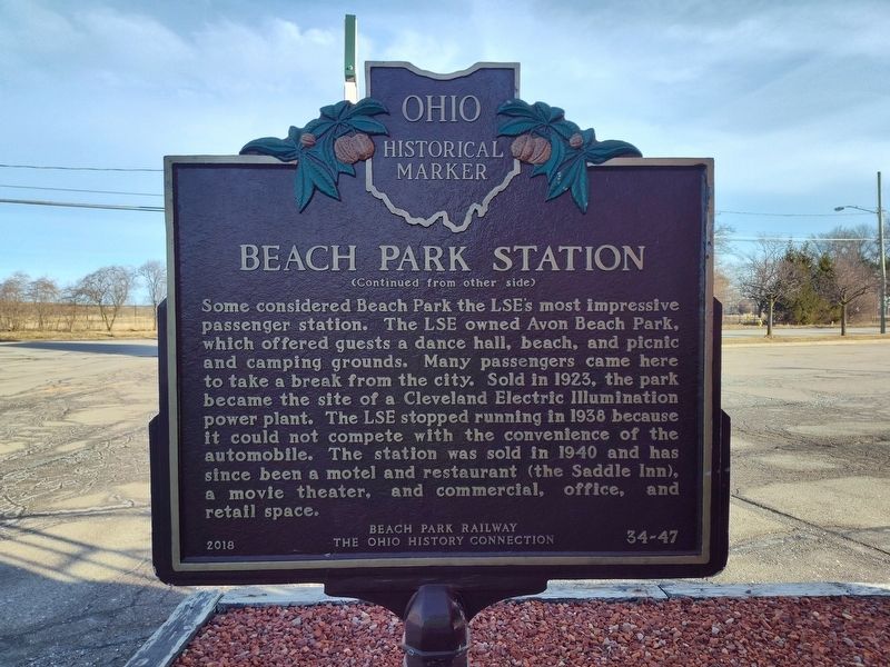 Beach Park Station Marker, Side Two. Click for full size. Beach Park Station Marker, Side Two image. Click for full size.