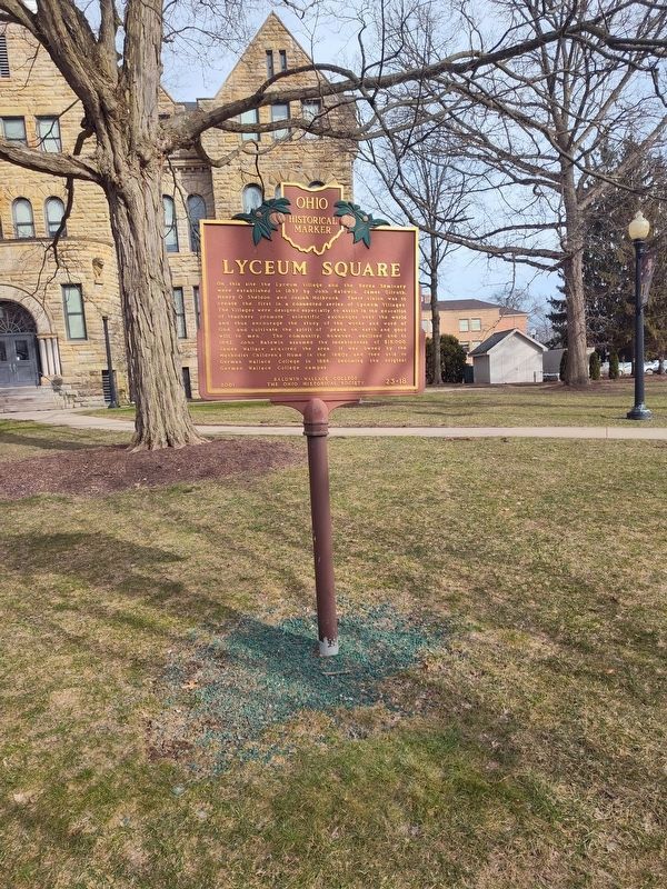 Lyceum Square Marker image. Click for full size.