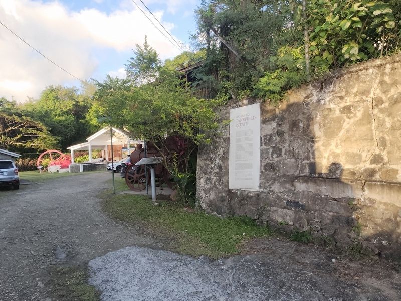 Sugar and Canefield Estate Marker. Click for full size. Sugar and Canefield Estate Marker image. Click for full size.