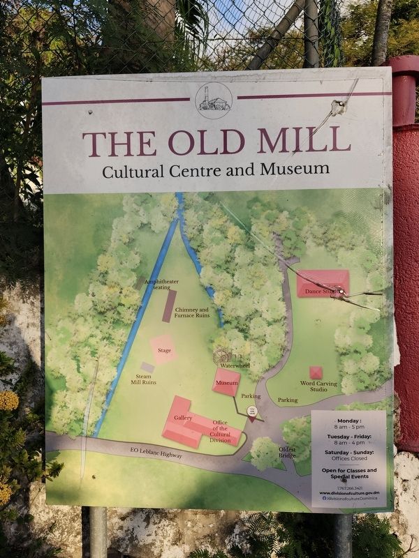 The Old Mill site map. Click for full size. The Old Mill site map image. Click for full size.