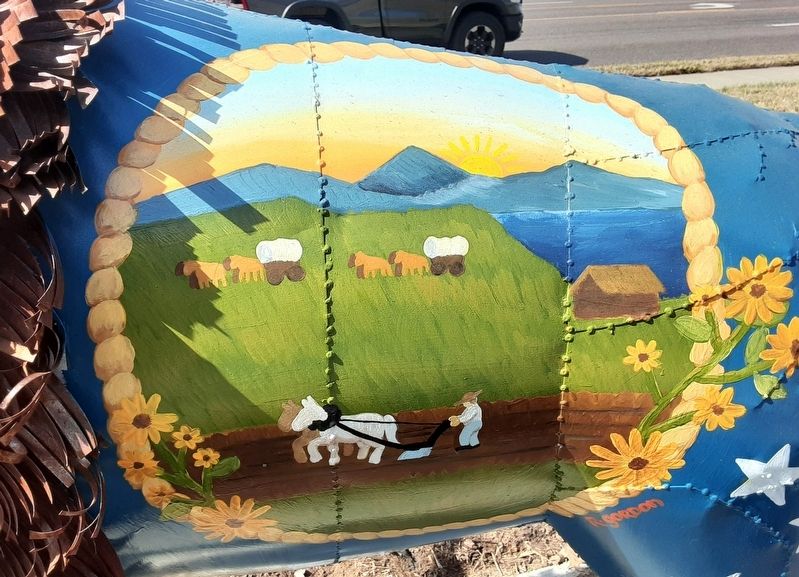 "Kansas Flag" Marker Mural. Click for full size. "Kansas Flag" Marker Mural image. Click for full size.