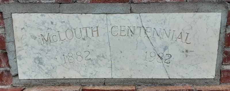 McLouth Centennial Marker. Click for full size. McLouth Centennial Marker image. Click for full size.