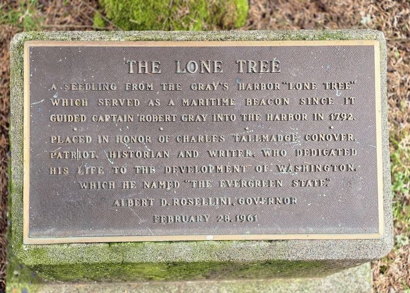 The Lone Tree Marker. Click for full size. The Lone Tree Marker image. Click for full size.