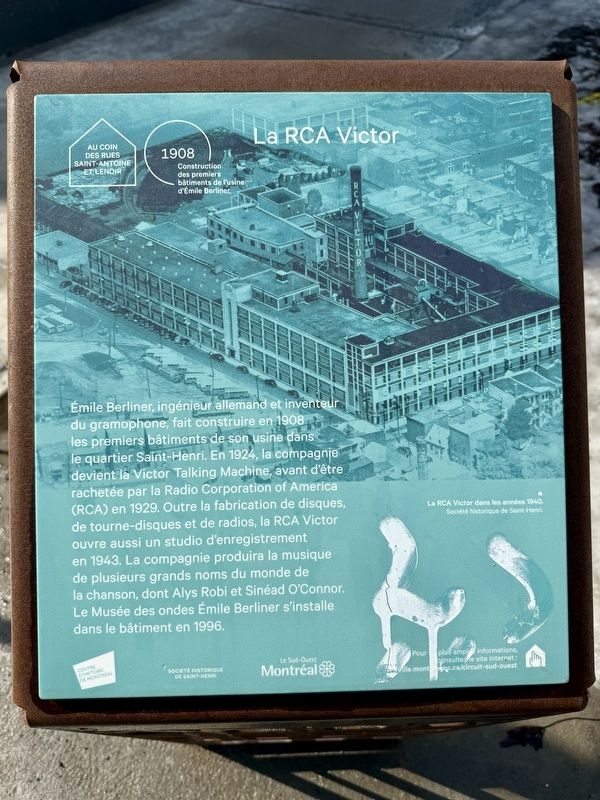 La RCA Victor Marker. Click for full size. La RCA Victor Marker image. Click for full size.