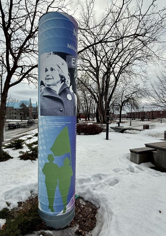 Madeleine Parent Marker. Click for full size. Madeleine Parent Marker image. Click for full size.