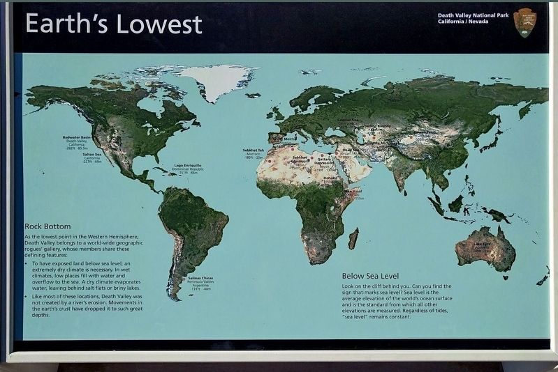 Earth�s Lowest image. Click for full size.