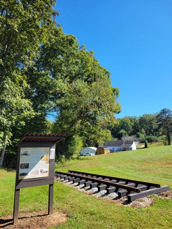 The Mount Airy & Eastern Railway Marker. Click for full size. The Mount Airy & Eastern Railway Marker image. Click for full size.