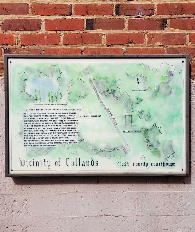 First County Courthouse Marker. Click for full size. First County Courthouse Marker image. Click for full size.