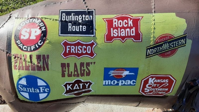 "Fallen Flags" Marker. Click for full size. "Fallen Flags" Marker image. Click for full size.