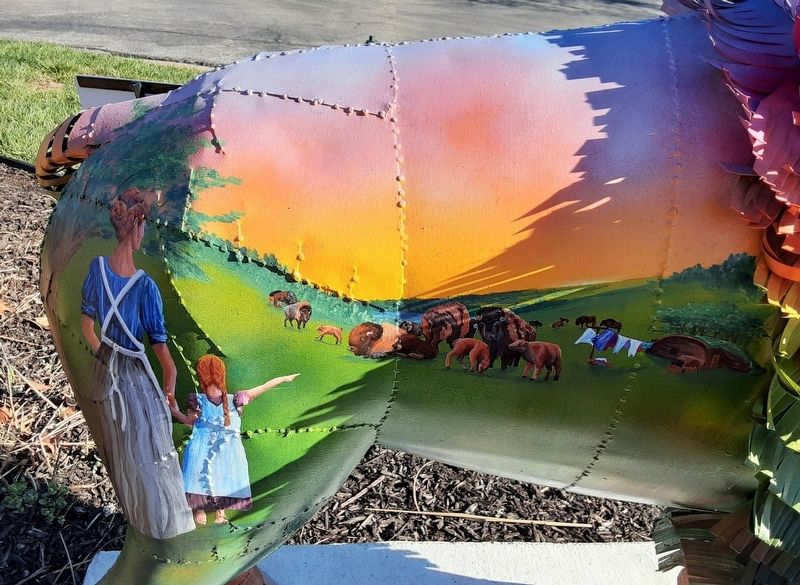 "Women of the West" Marker Mural. Click for full size. "Women of the West" Marker Mural image. Click for full size.