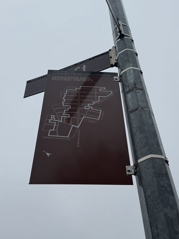 Addisleigh Park Historic District Marker image. Click for full size.