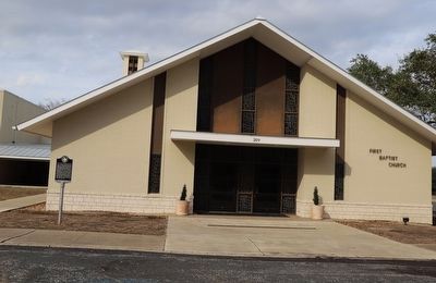 First Baptist Church of Kenedy Marker image. Click for full size.