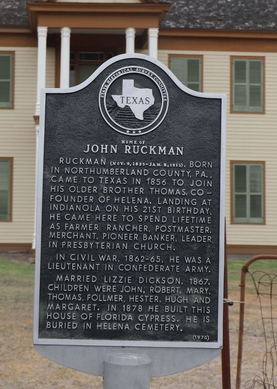 <small>Home of</small> John Ruckman Marker image. Click for full size.
