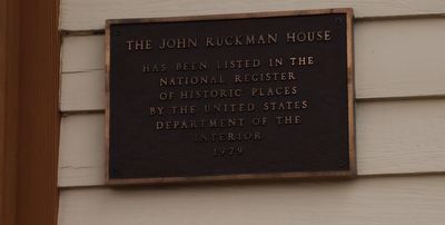 <small>Home of</small> John Ruckman Marker image. Click for full size.