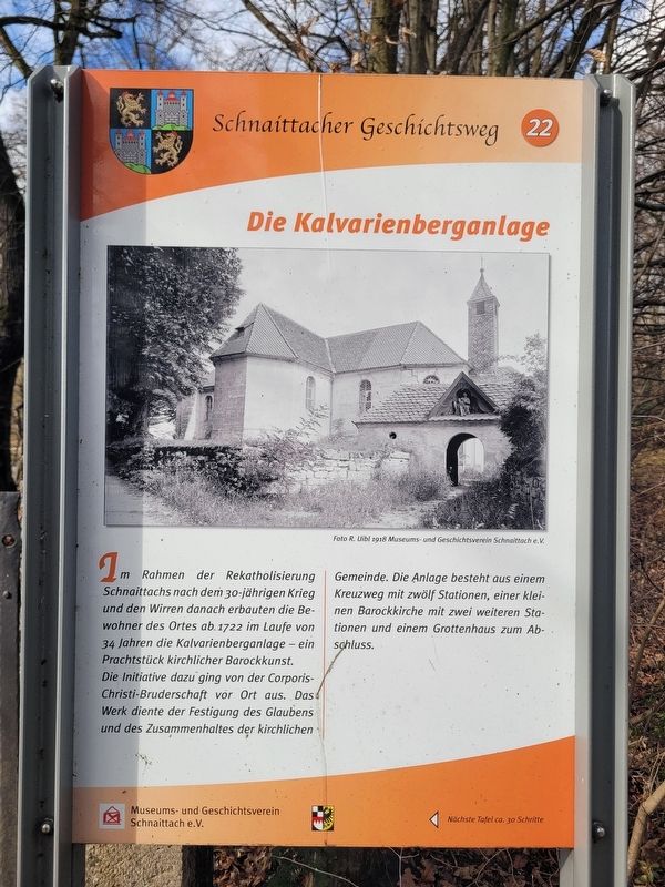 Die Kalvarienberganlage / Calvary Hill Complex Marker. Click for full size. Die Kalvarienberganlage / Calvary Hill Complex Marker image. Click for full size.