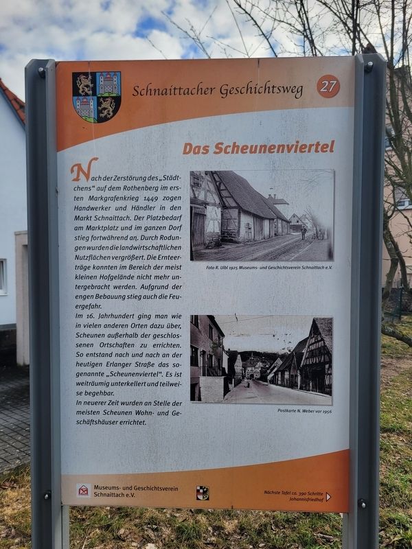Das Scheunenviertel / The Barn Quarter Marker image. Click for full size.