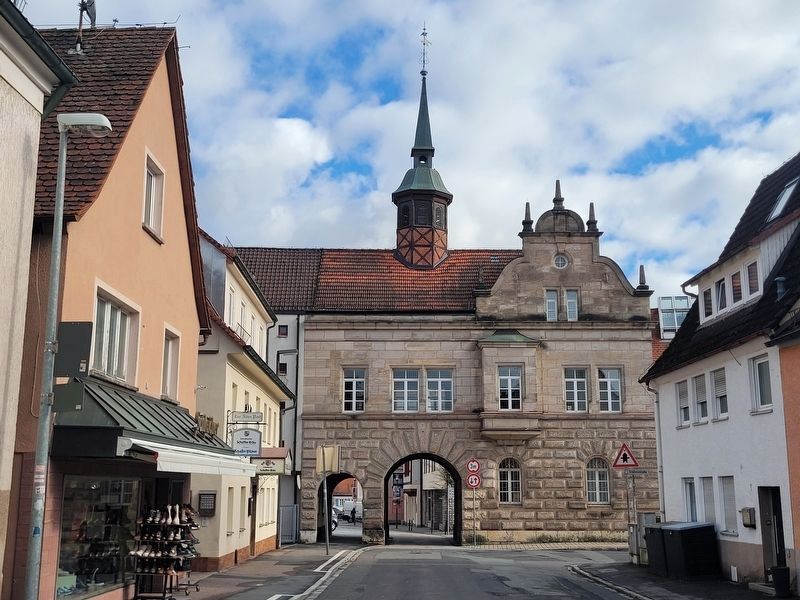 Das Rathaus / The Town Hall Marker image. Click for full size.
