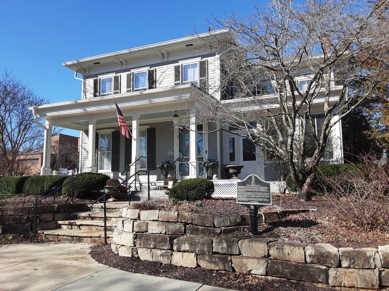 The Vories House and Marker. Click for full size. The Vories House and Marker image. Click for full size.