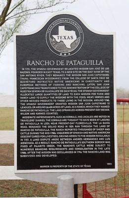Rancho de Patguilla Marker. Click for full size. Rancho de Patguilla Marker image. Click for full size.