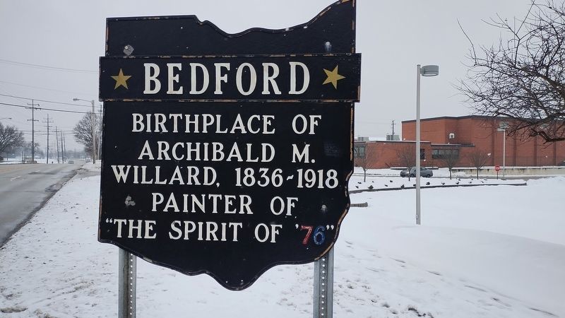Bedford Marker. Click for full size. Bedford Marker image. Click for full size.