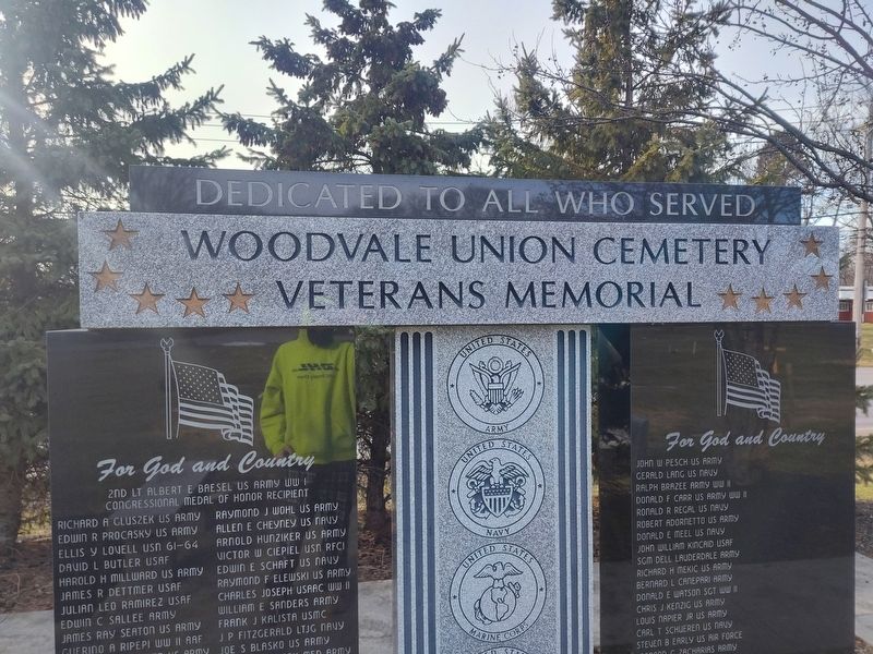 Woodvale Union Cemetery Veterans Memorial image. Click for full size.
