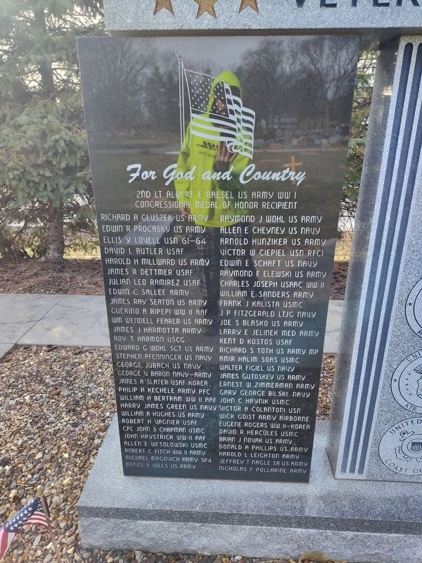Woodvale Union Cemetery Veterans Memorial image. Click for full size.