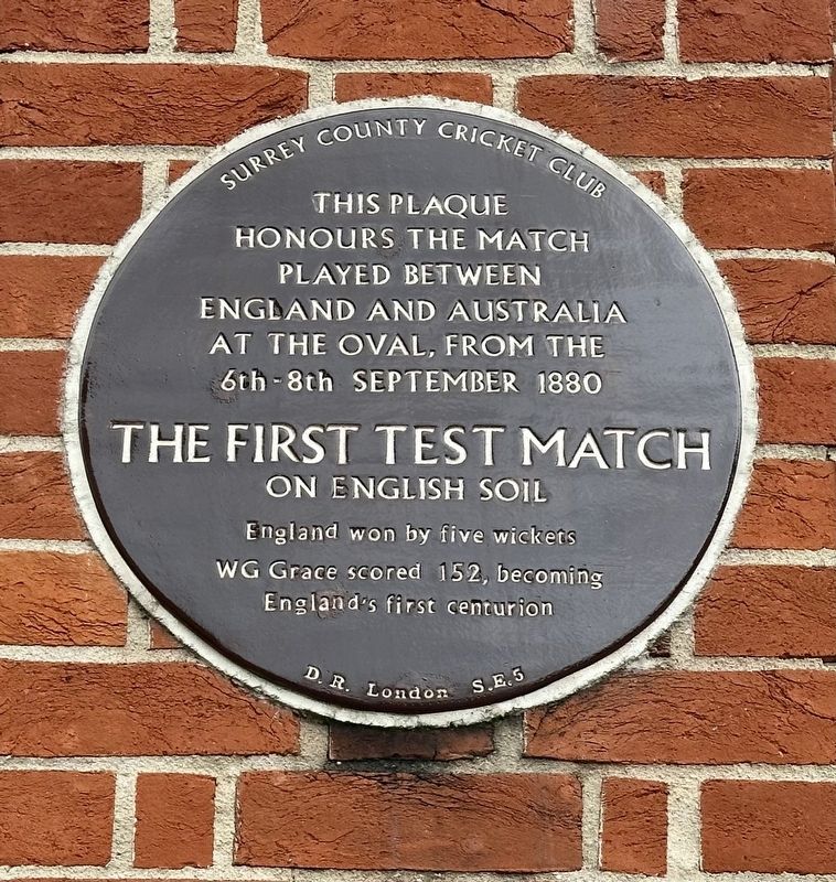 The First Test Match Marker image. Click for full size.