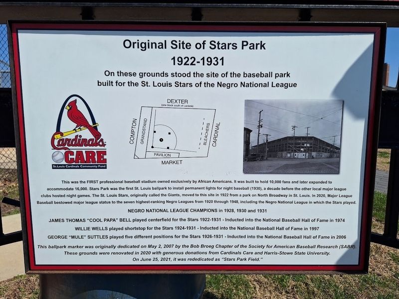 Original Site of Stars Park Marker image. Click for full size.