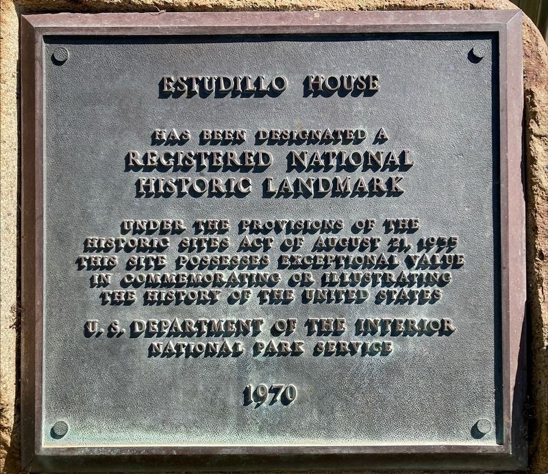 Estudillo House Marker image. Click for full size.