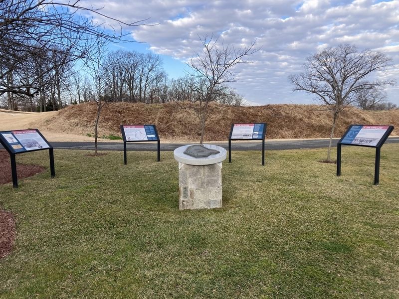 Fort Richardson Marker. Click for full size. Fort Richardson Marker image. Click for full size.