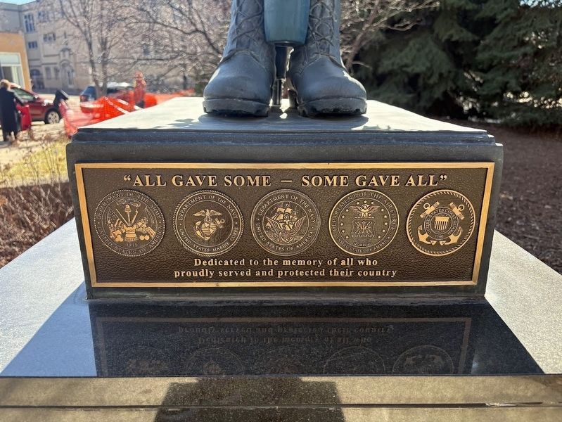 All gave some � some gave all" plaque image. Click for full size.