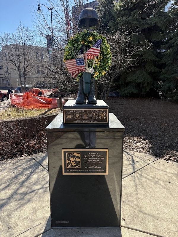 Sgt. Kraig D. Foyteck Memorial image. Click for full size.