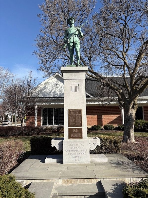 Morton Grove World War I Memorial image. Click for full size.