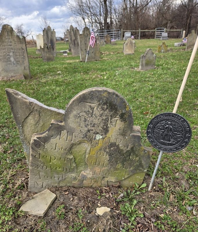 Grave of Revolutionary War Soldier Jacob Long. Click for full size. Grave of Revolutionary War Soldier Jacob Long image. Click for full size.