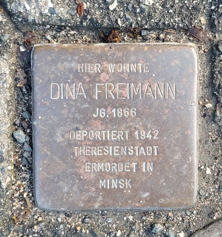 Dina Freimann Marker. Click for full size. Dina Freimann Marker image. Click for full size.