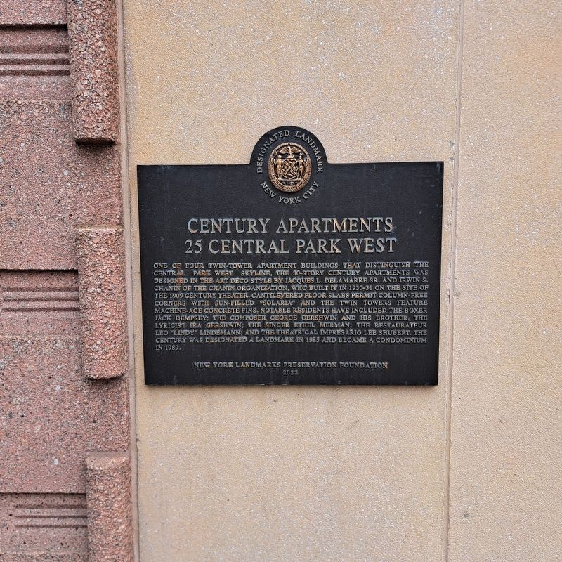 Century Apartments Marker image. Click for full size.