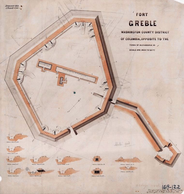 Fort Greble, Washington County District of Columbia. Click for full size. Fort Greble, Washington County District of Columbia image. Click for full size.