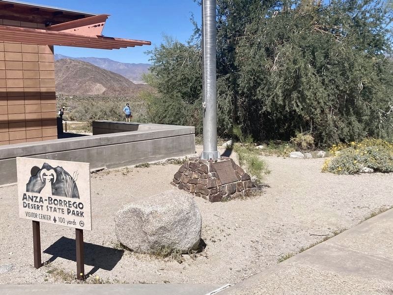 Anza-Borrego Desert State Park Marker image. Click for full size.