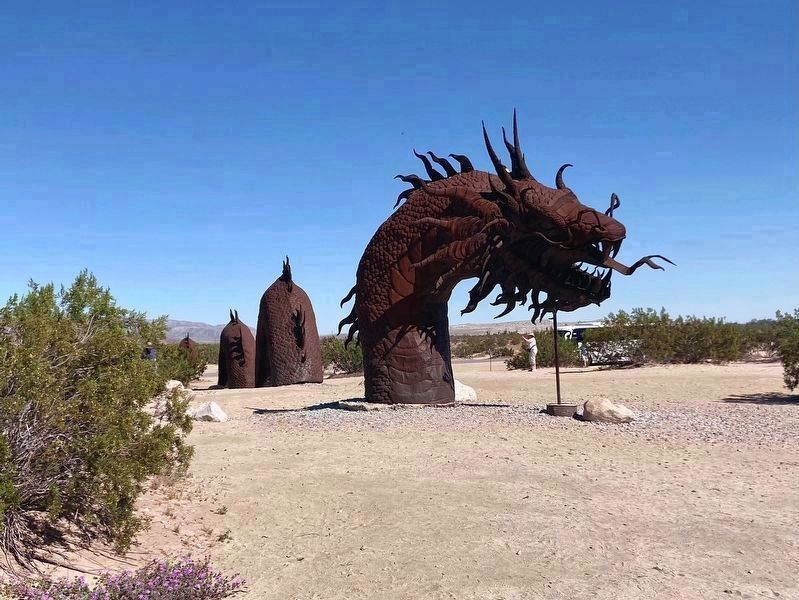 Borrego Springs Serpent Sculpture image. Click for full size.