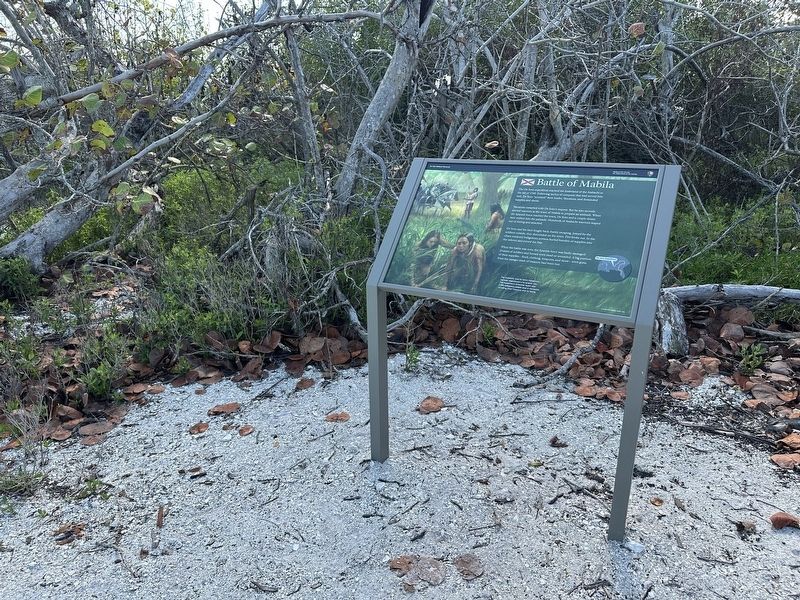 Battle of Mabila Marker - wide view. Click for full size. Battle of Mabila Marker - wide view image. Click for full size.