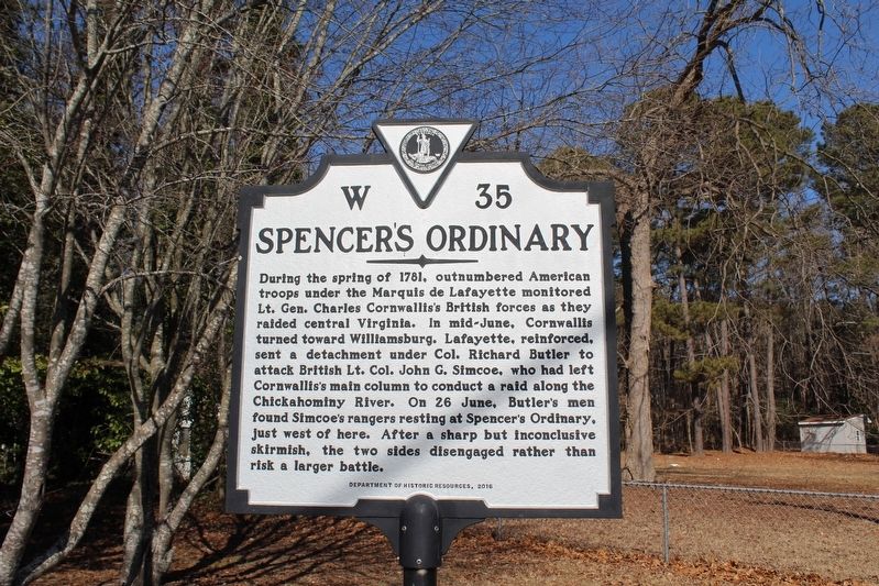 Spencer's Ordinary Marker. Click for full size. Spencer's Ordinary Marker image. Click for full size.